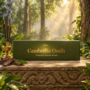 Saba Cambodia Oudh Premium Incense Sticks 50g box
