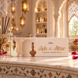 Saba Ruh-e-Attar Premium Incense Sticks 50g box