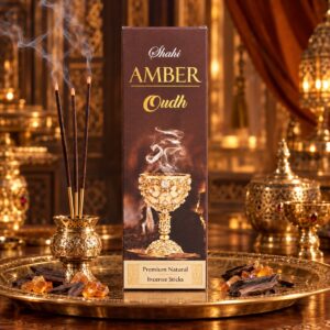 Shahi Amber Oudh Premium Natural Incense Sticks 50g box